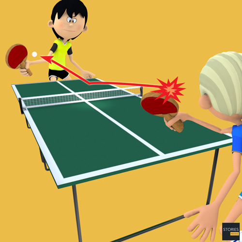 Table Tennis Game - Stories Preschool