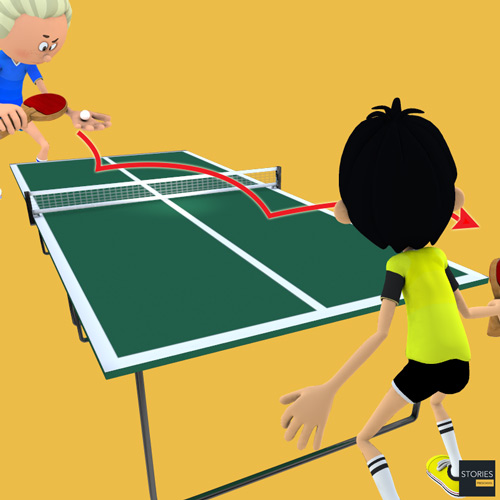Table Tennis Starting a game - Stories Preschool