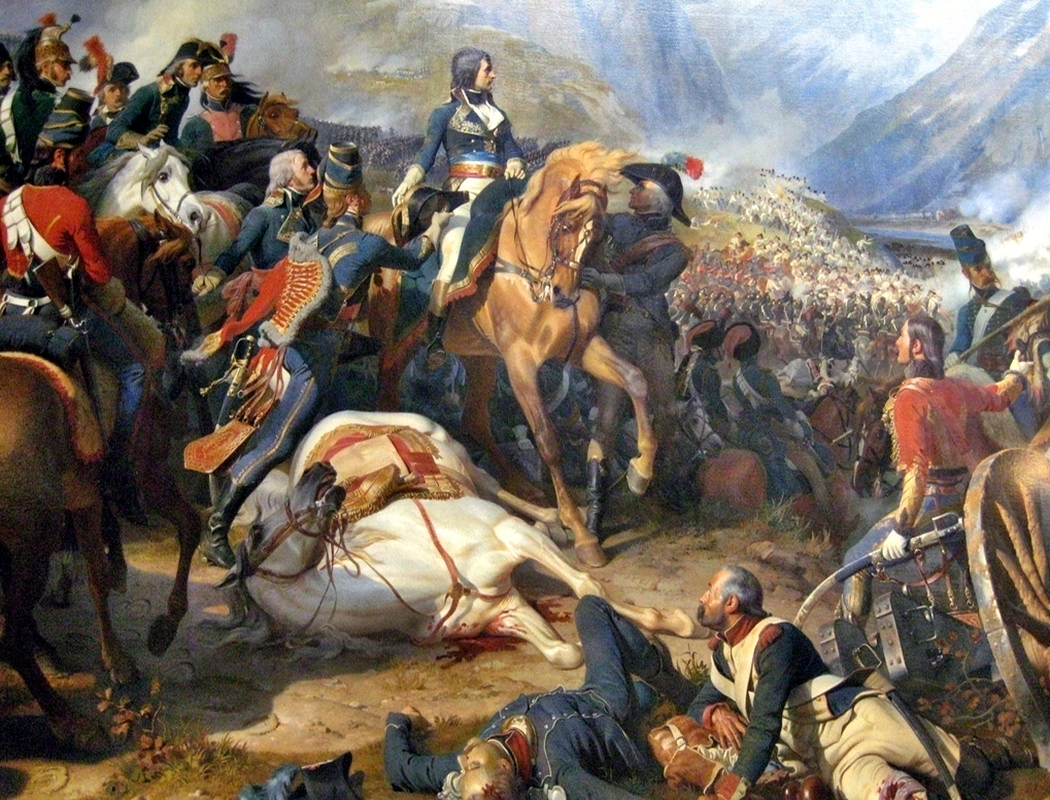Napoleon at the Battle of Rivoli, 14 January 1797
