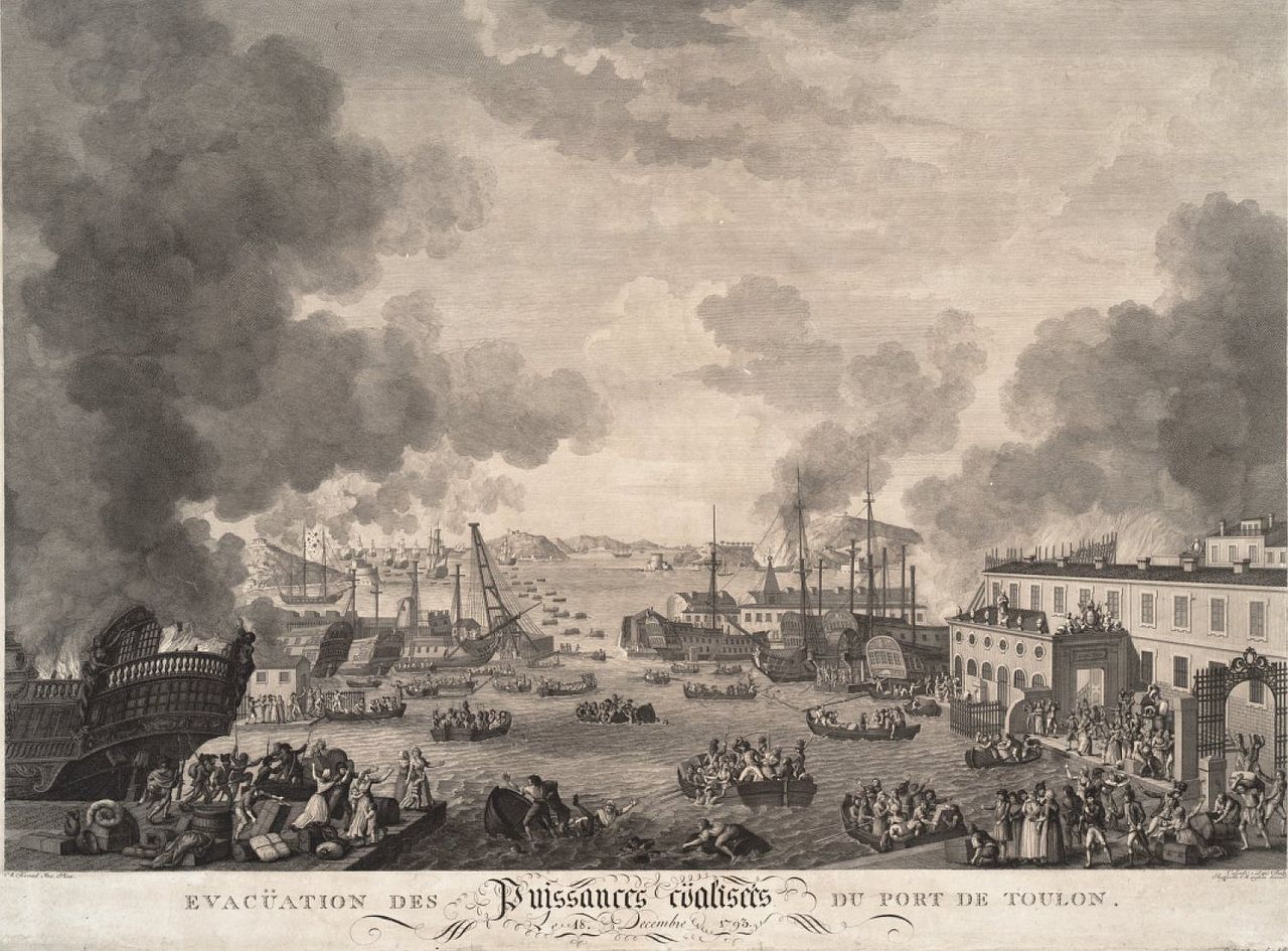 The British evacuation of Toulon in December 1793