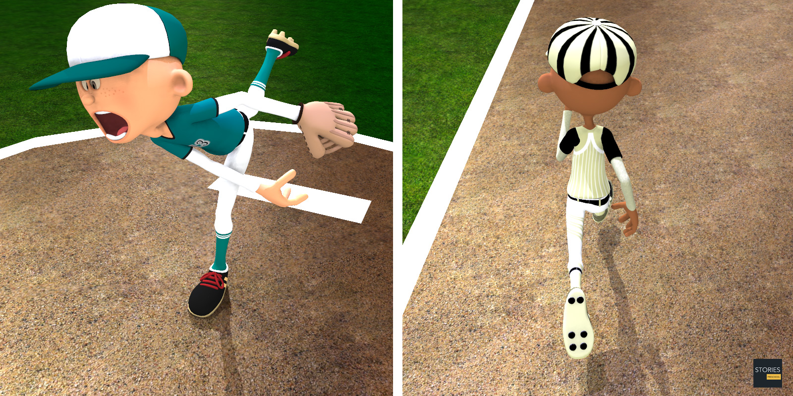 Baseball Base Running | Stories Preschool