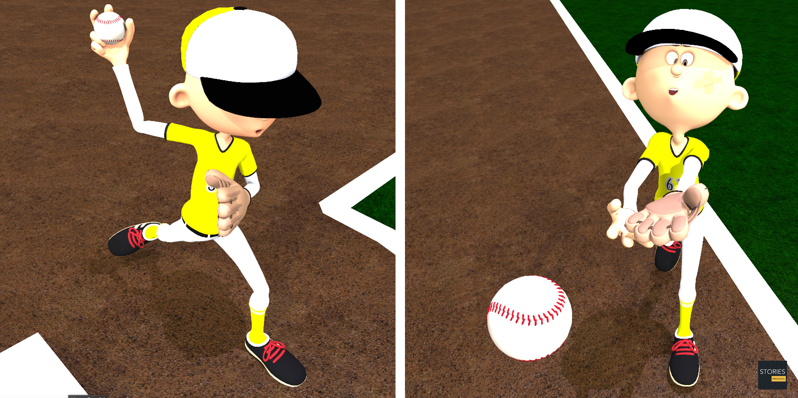 Baseball Base Running | Stories Preschool