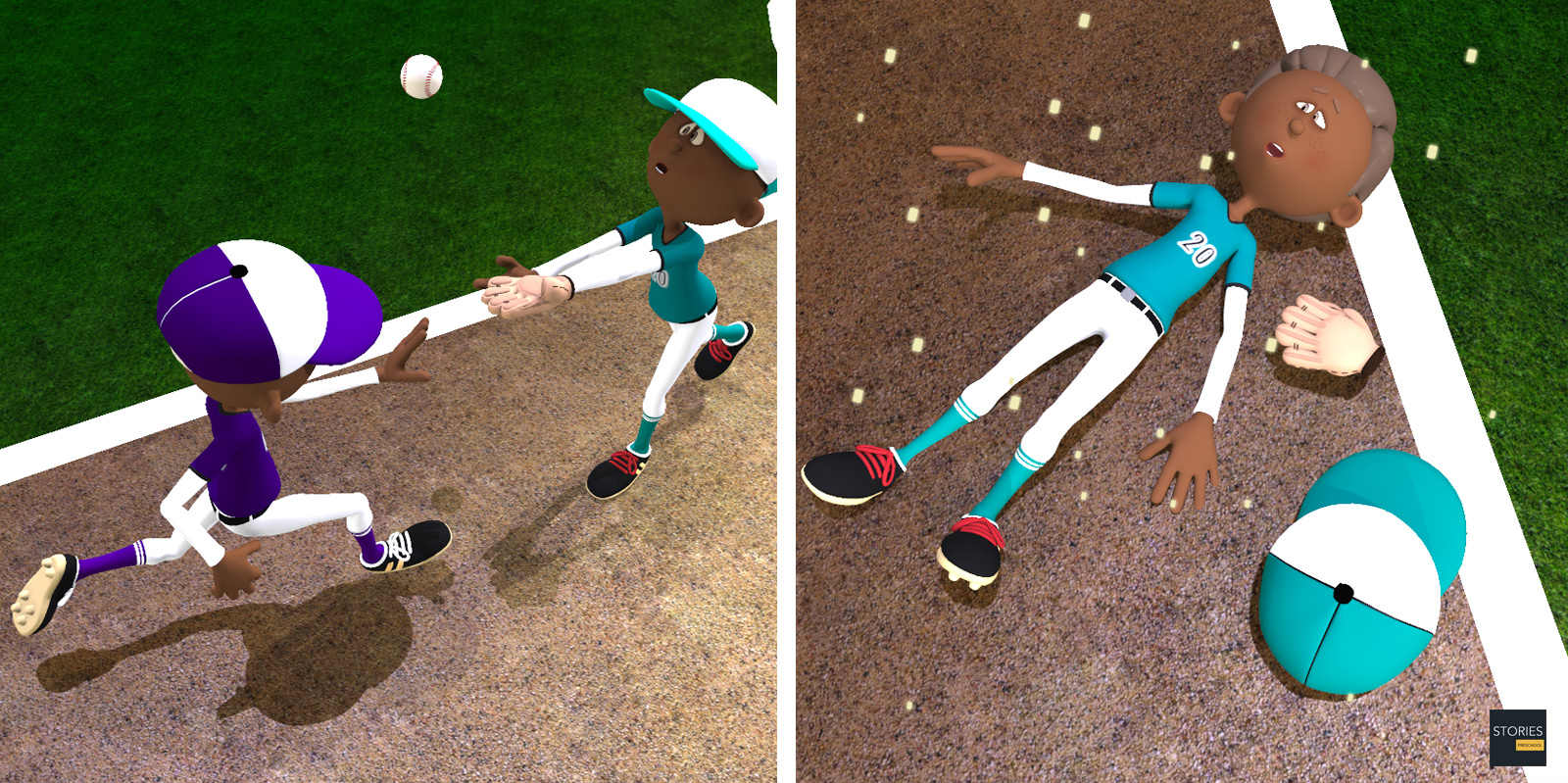 Baseball Fielding | Stories Preschool