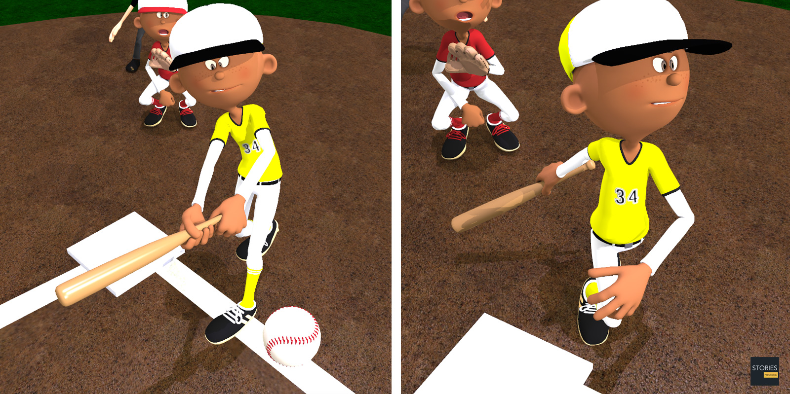 Baseball Base Running | Stories Preschool