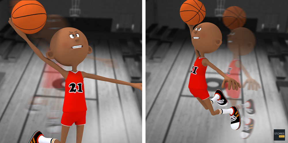 Basketball Windmill Slam Dunk - Stories Preschool