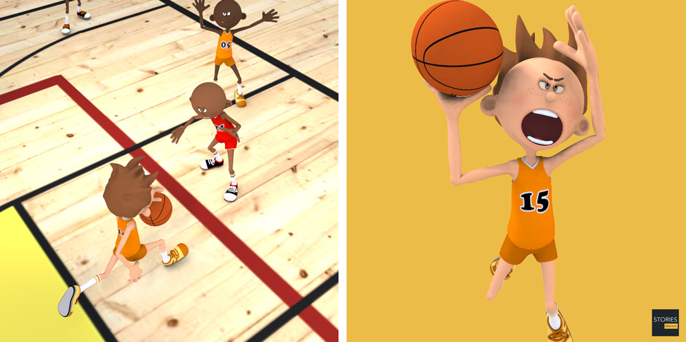 Basketball From a Distance - Stories Preschool