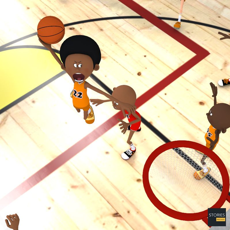 Basketball Free Throw Line - Stories Preschool