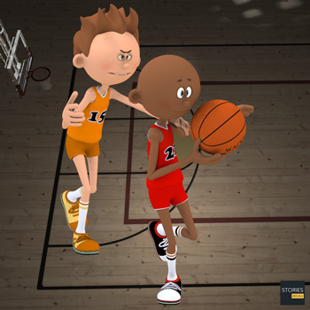 Basketball flagrant foul - Stories Preschool