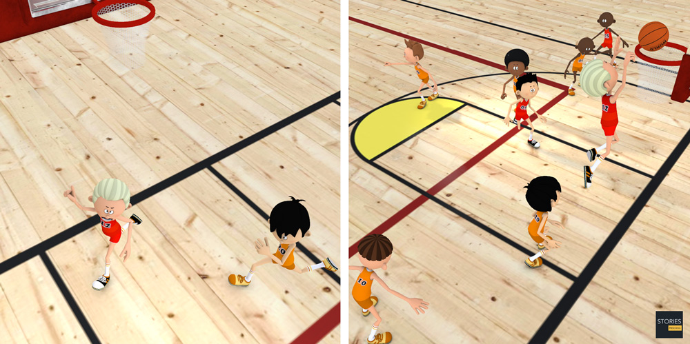 Basketball Gameplay - Stories Preschool