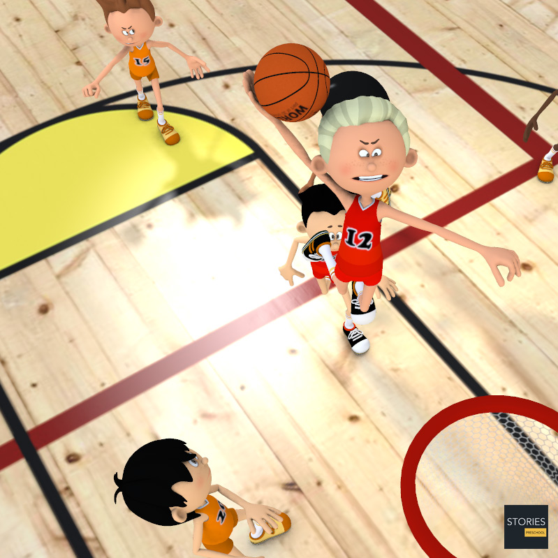 Basketball Small Forward - Stories Preschool