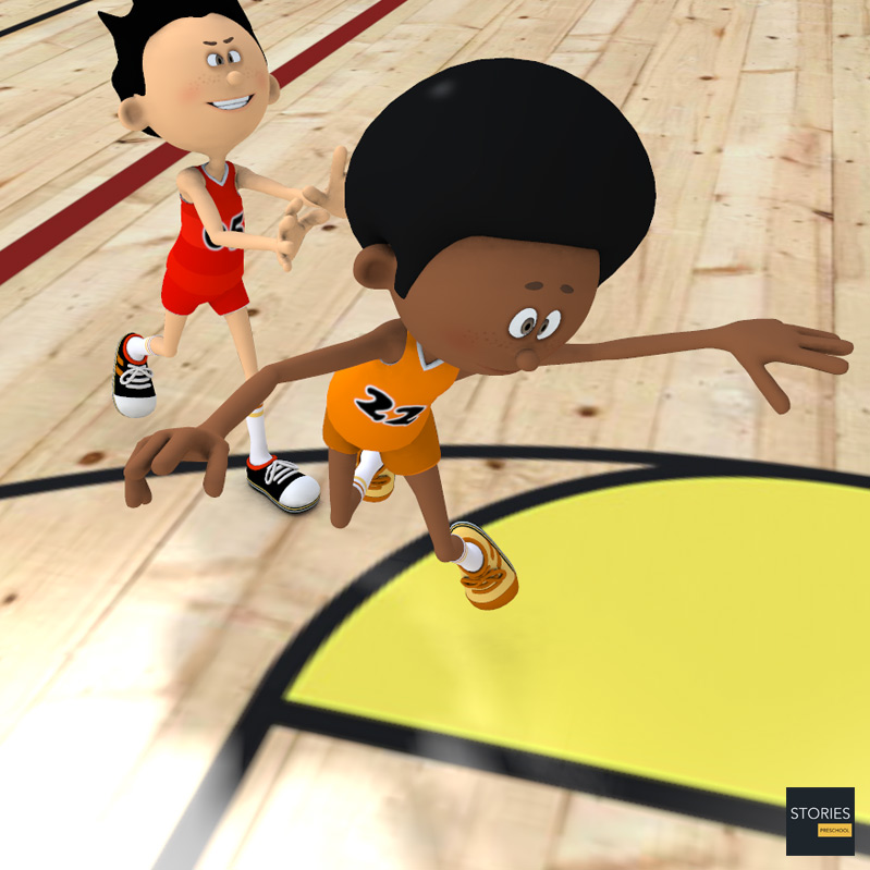 Basketball Foul - Stories Preschool