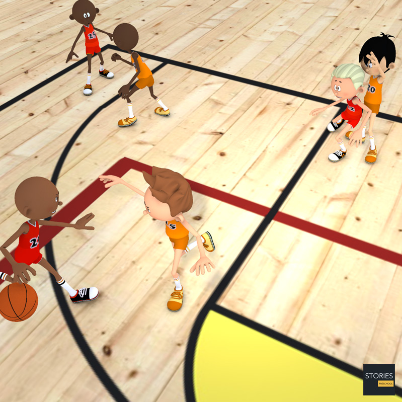 Basketball Foul - Stories Preschool