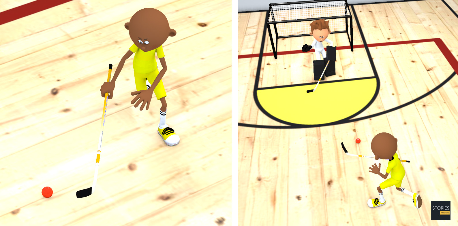 Floor Hockey | Stories Preschool