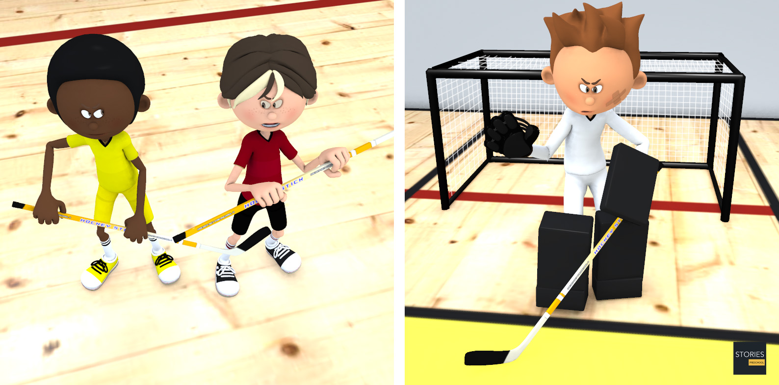 Floor Hockey | Stories Preschool