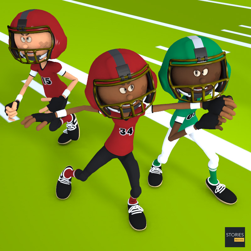American Football Pass Interference | Stories Preschool