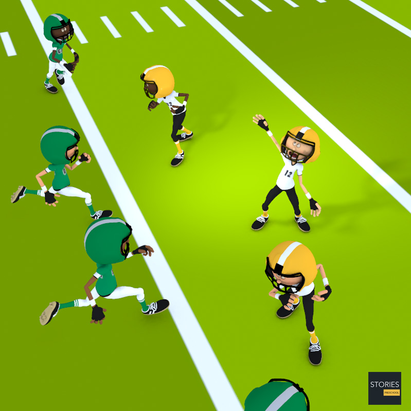 American Football Fair Catch Signal | Stories Preschool