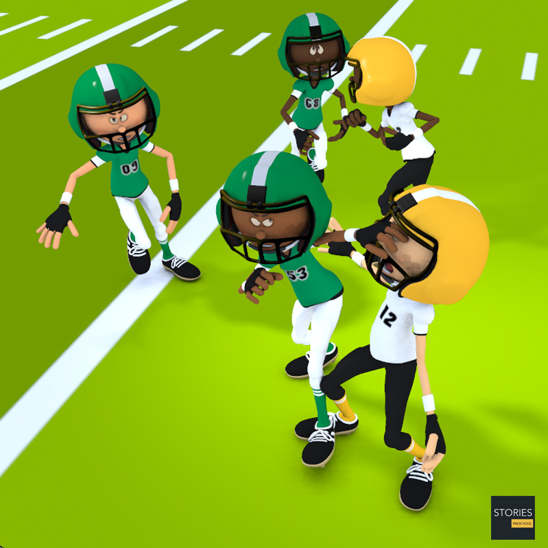 American Football Illegal Use of Hands | Stories Preschool