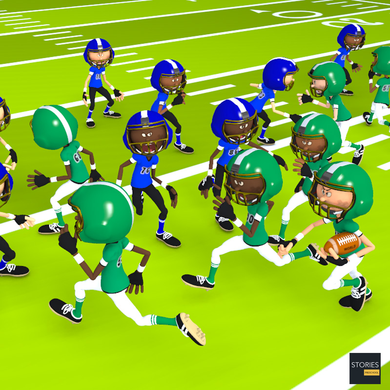 American Football Running Plays | Stories Preschool