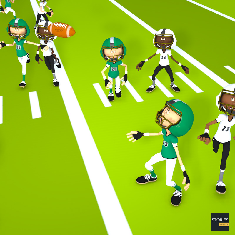 American Football Catching Ball | Stories Preschool