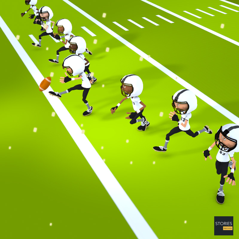 American Football Kickoff | Stories Preschool