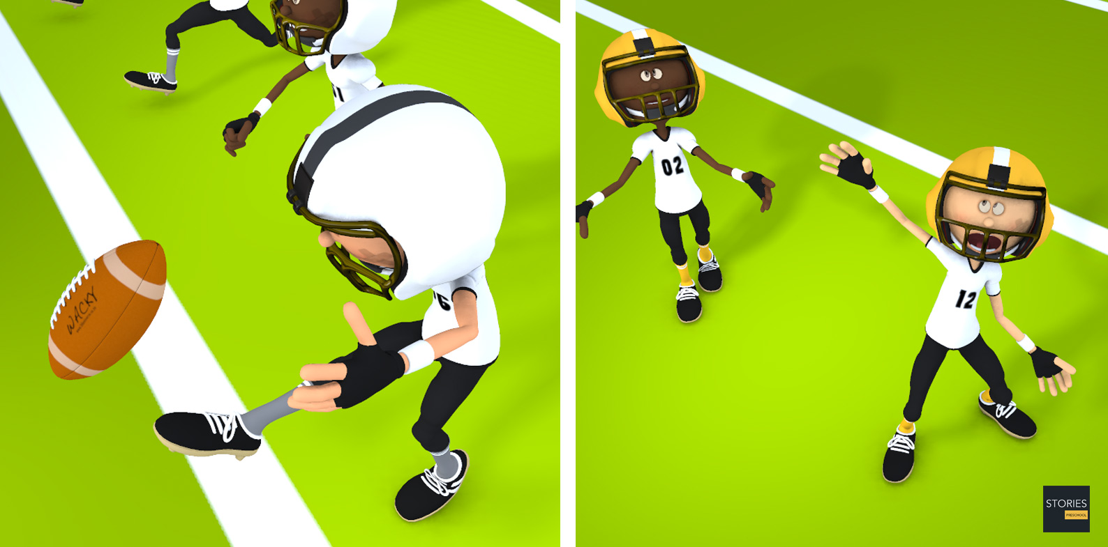 American Football Fair Catch | Stories Preschool