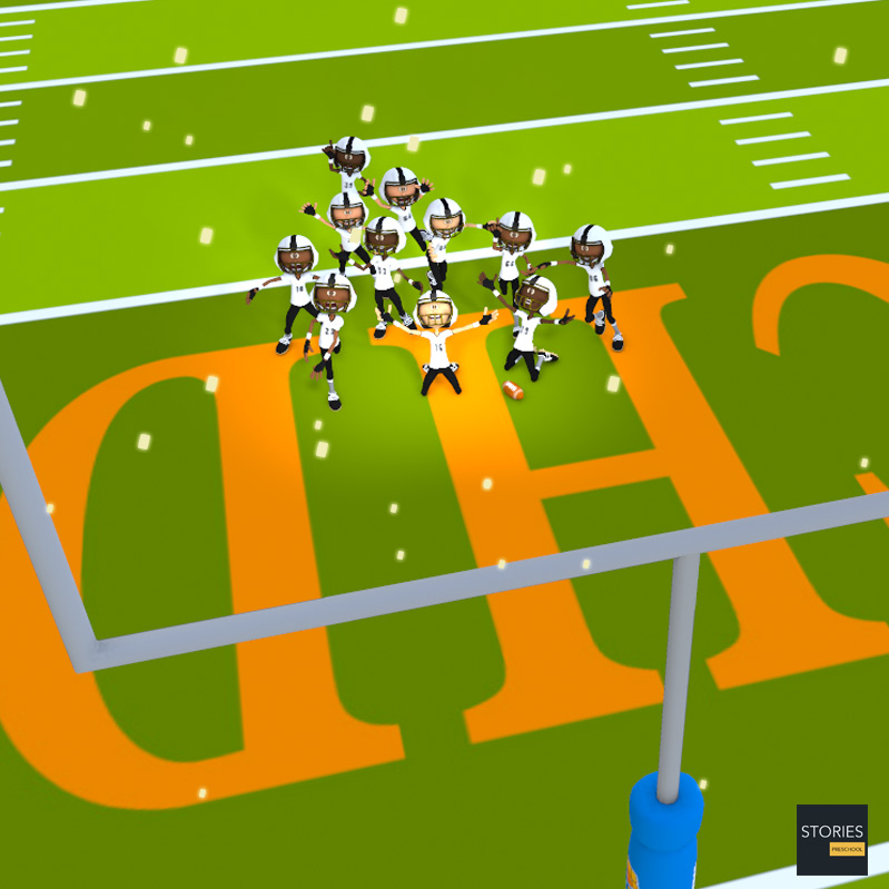 American Football Kickoff | Stories Preschool