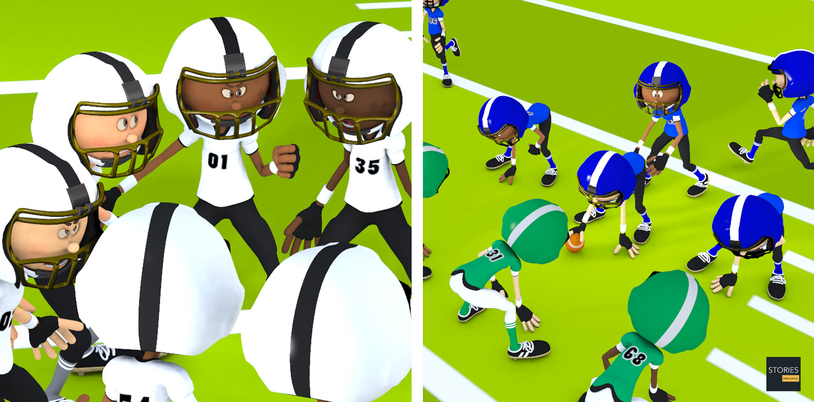 American Football Illegal Formation | Stories Preschool