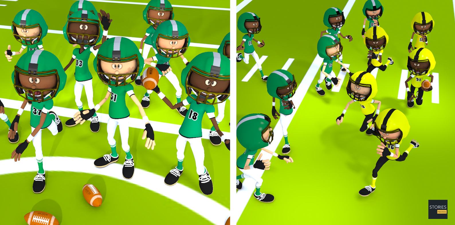 American Football Team | Stories Preschool