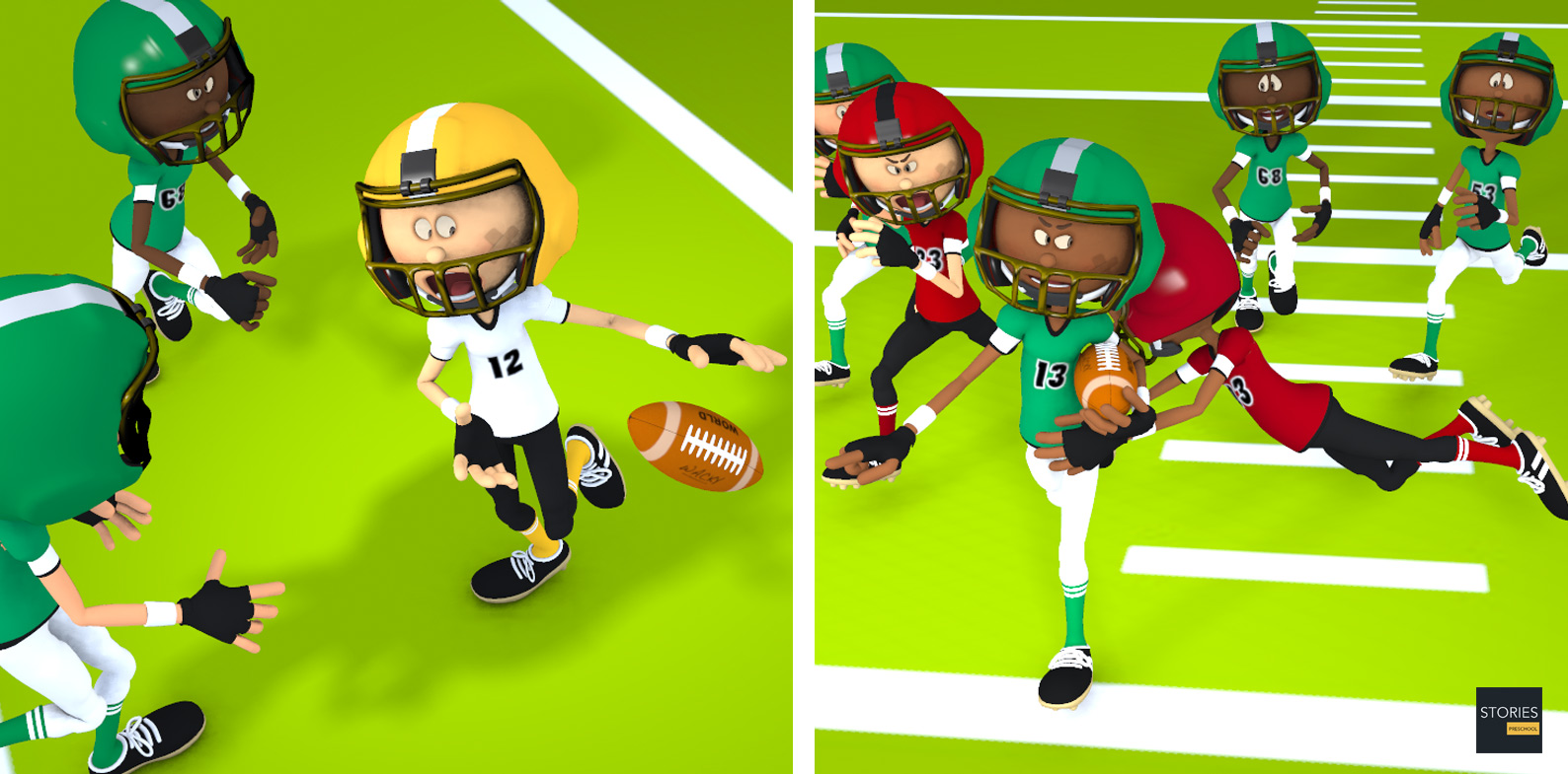American Football Tackle | Stories Preschool