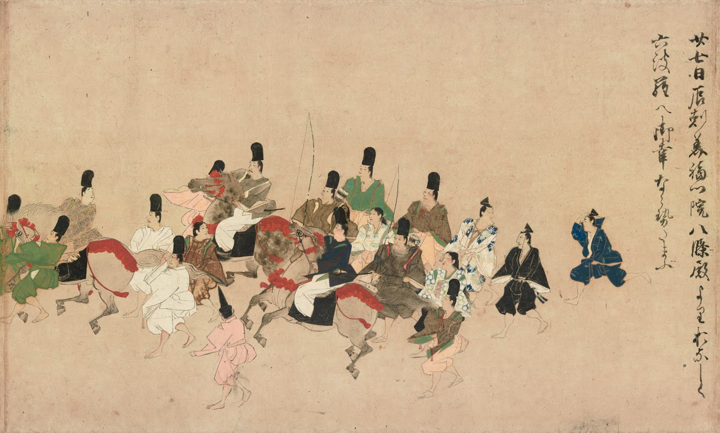 Illustrated Tale of the Heiji Civil War: Scroll of the Imperial Visit to Rokuhara, housed at the Tokyo National Museum, illustrates some events of the Heiji Rebellion