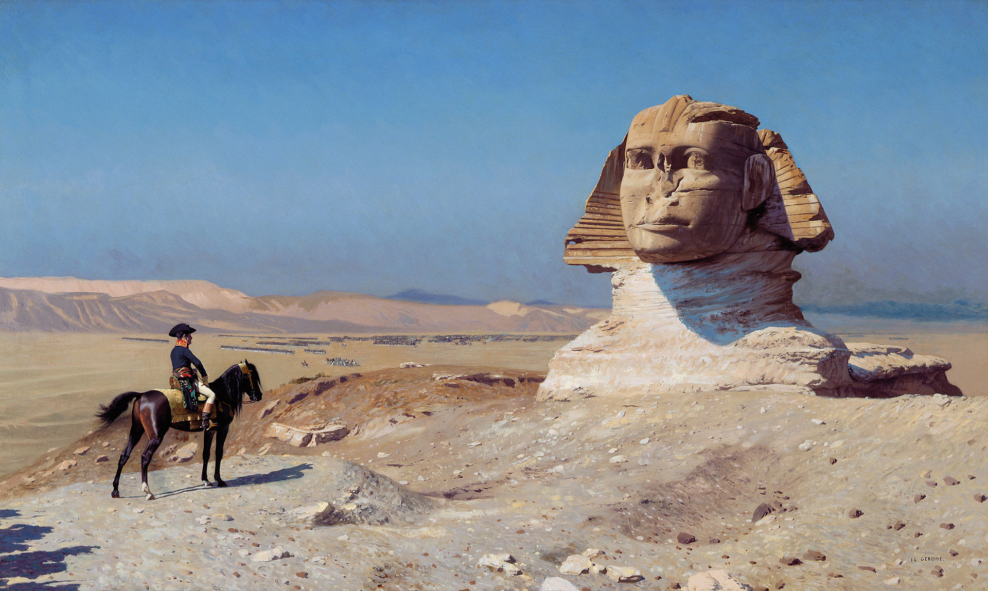 Bonaparte Before the Sphinx, (ca. 1868) by Jean-Léon Gérôme, Hearst Castle