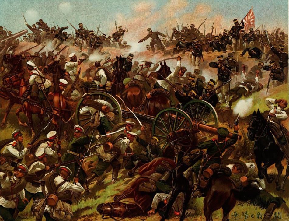 Battle of Liao Yang by Fritz Neumann