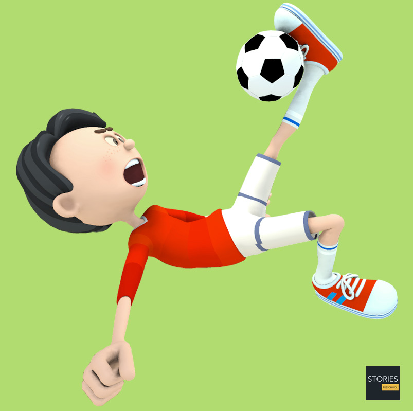 Soccer Bicycle Kick - Stories Preschool