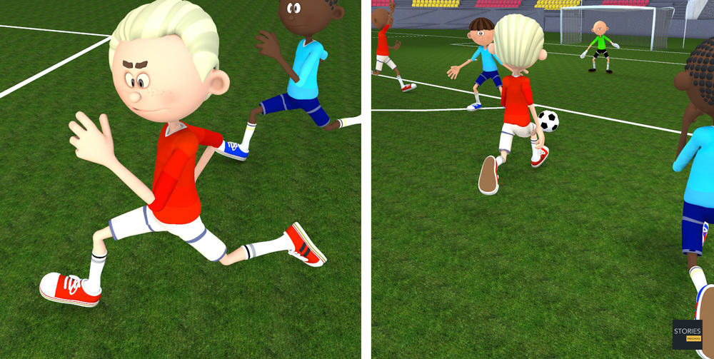 Soccer Pelé runaround move - Stories Preschool