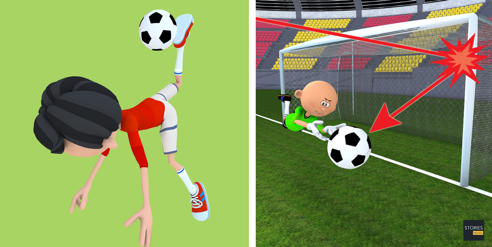 Soccer Scorpion Kick - Stories Preschool