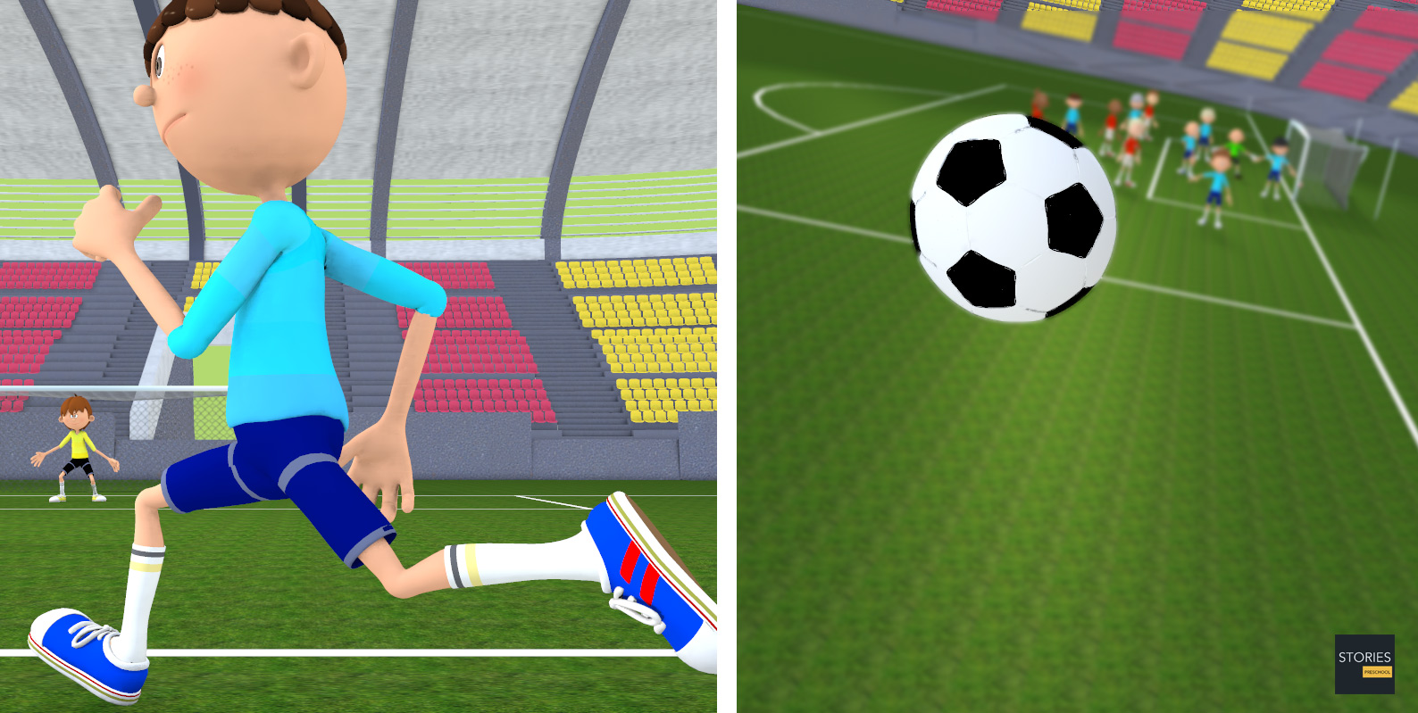 Soccer Gameplay | Stories Preschool