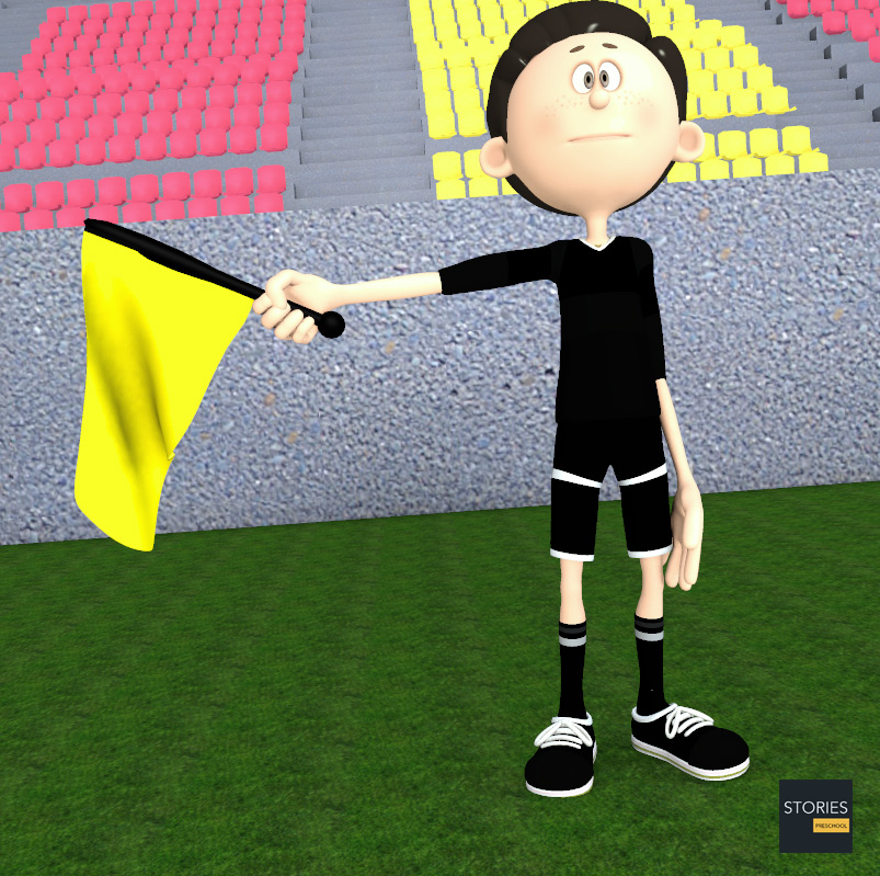 Soccer Assistant Referee - Stories Preschool