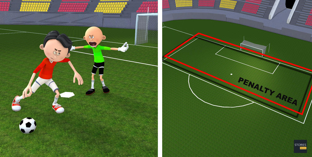 Soccer Goal Kick - Stories Preschool