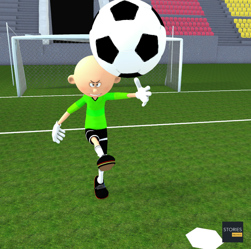 Soccer Goal Kick - Stories Preschool