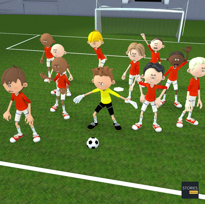 Soccer Players - Stories Preschool