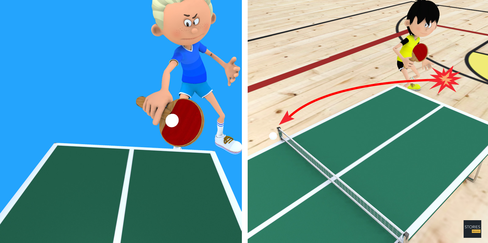 Table Tennis | Stories Preschool