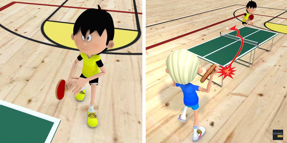 Table Tennis Gameplay - Stories Preschool