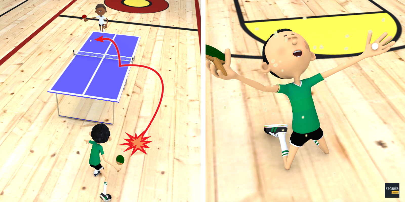 Table Tennis | Stories Preschool