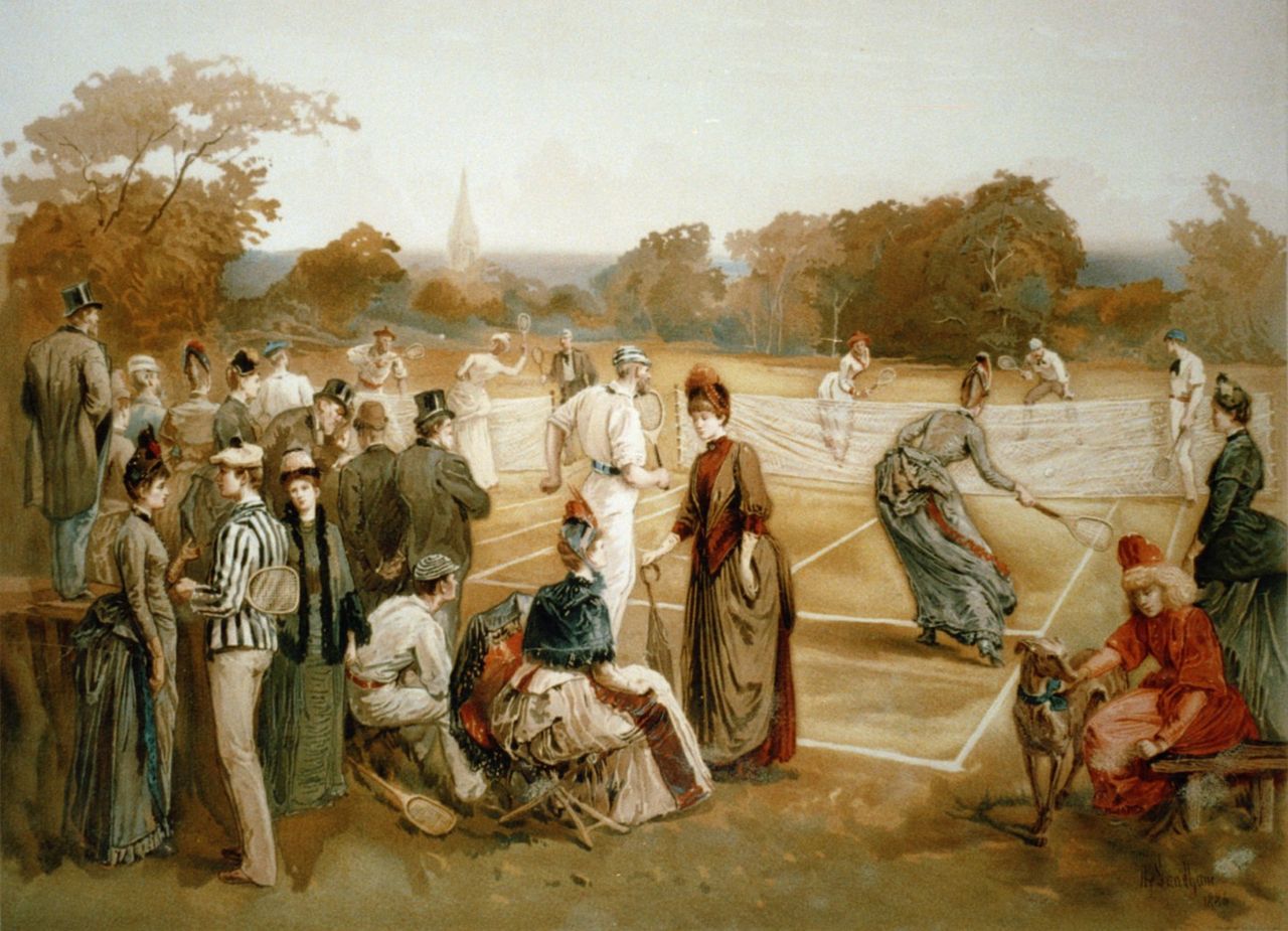 Lawn tennis in the U.S., 1887