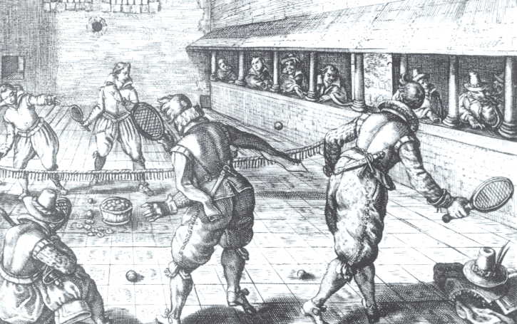 Jeu de paume in the 17th century