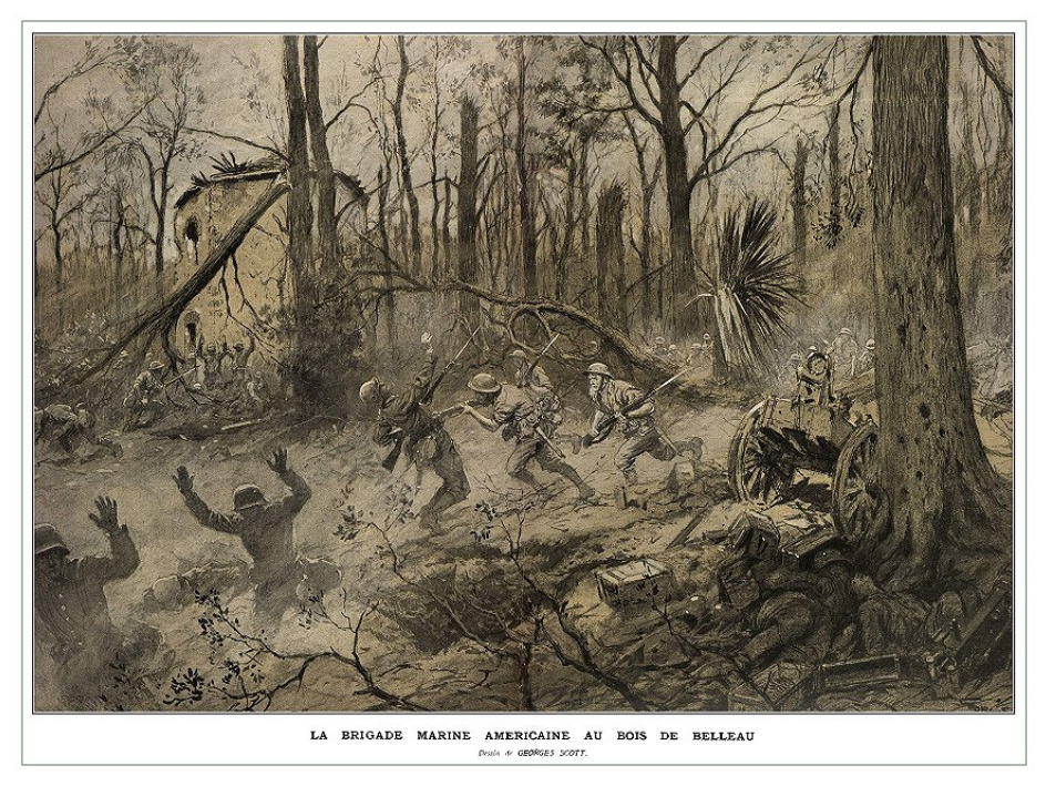 U.S. Marines in Belleau Wood (1918)